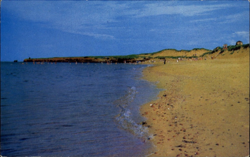 Cavendish Beach ~ Prince Edward Island ~ Canada ~ vintage postcard