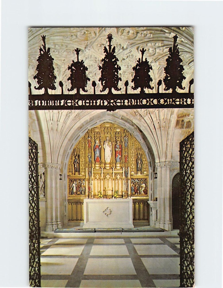 Postcard Interior Of Washington Cathedral DC