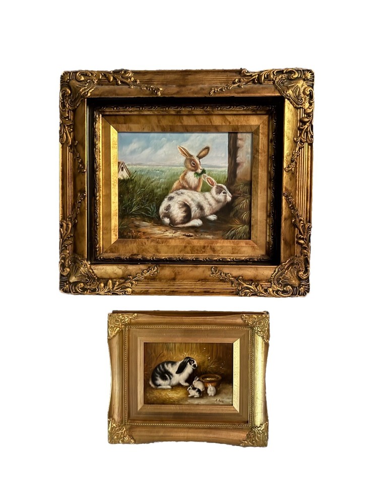 Ornate Robert Grace Oil Paintings