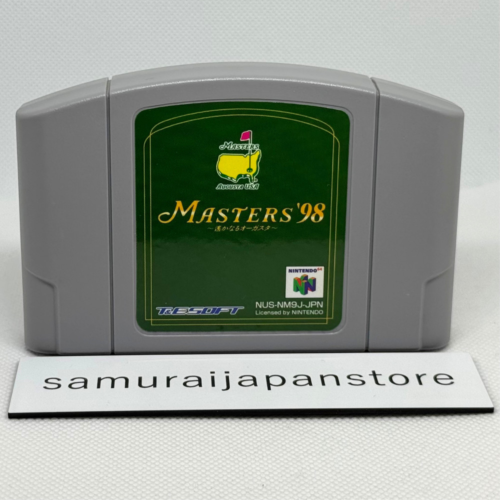 MASTERS 98 Harukanaru Augusta Nintendo 64 Cartridge Only Tested  Japanese ver