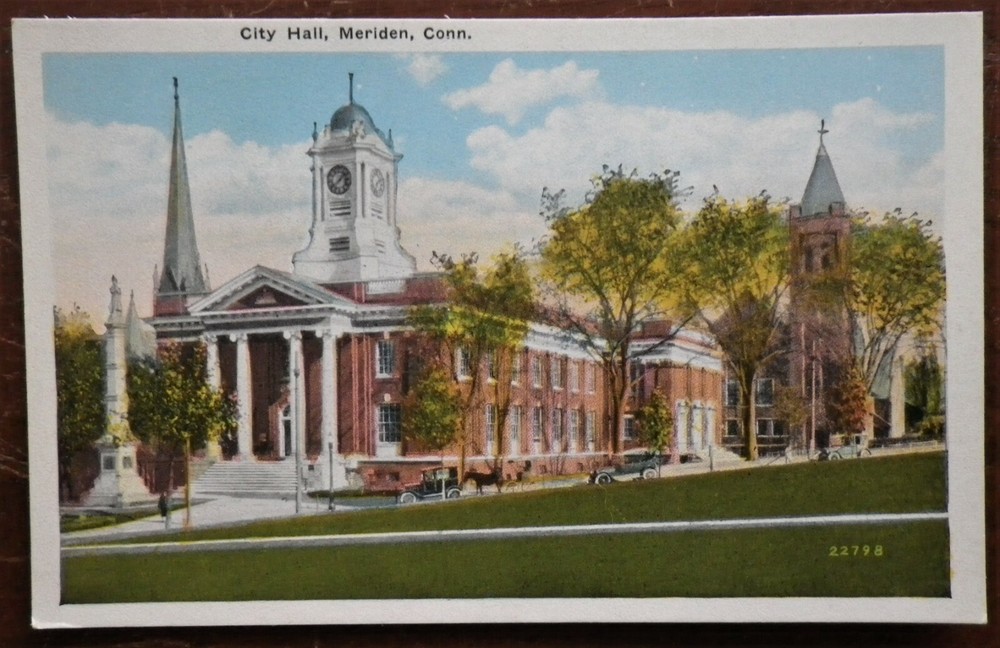 City Hall, Meriden, Connecticut Postcard