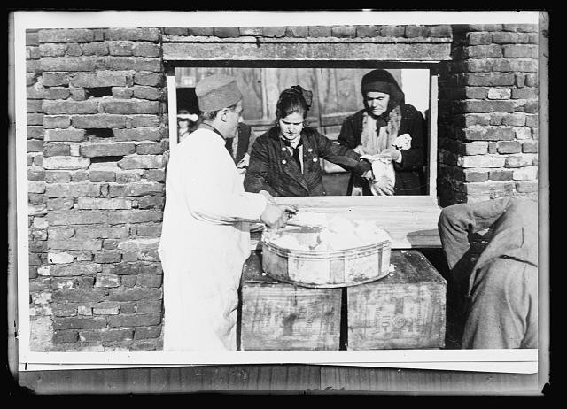 Photo:Monastir Macedonia 1919 American Red Cross Food Rations Depot Lard
