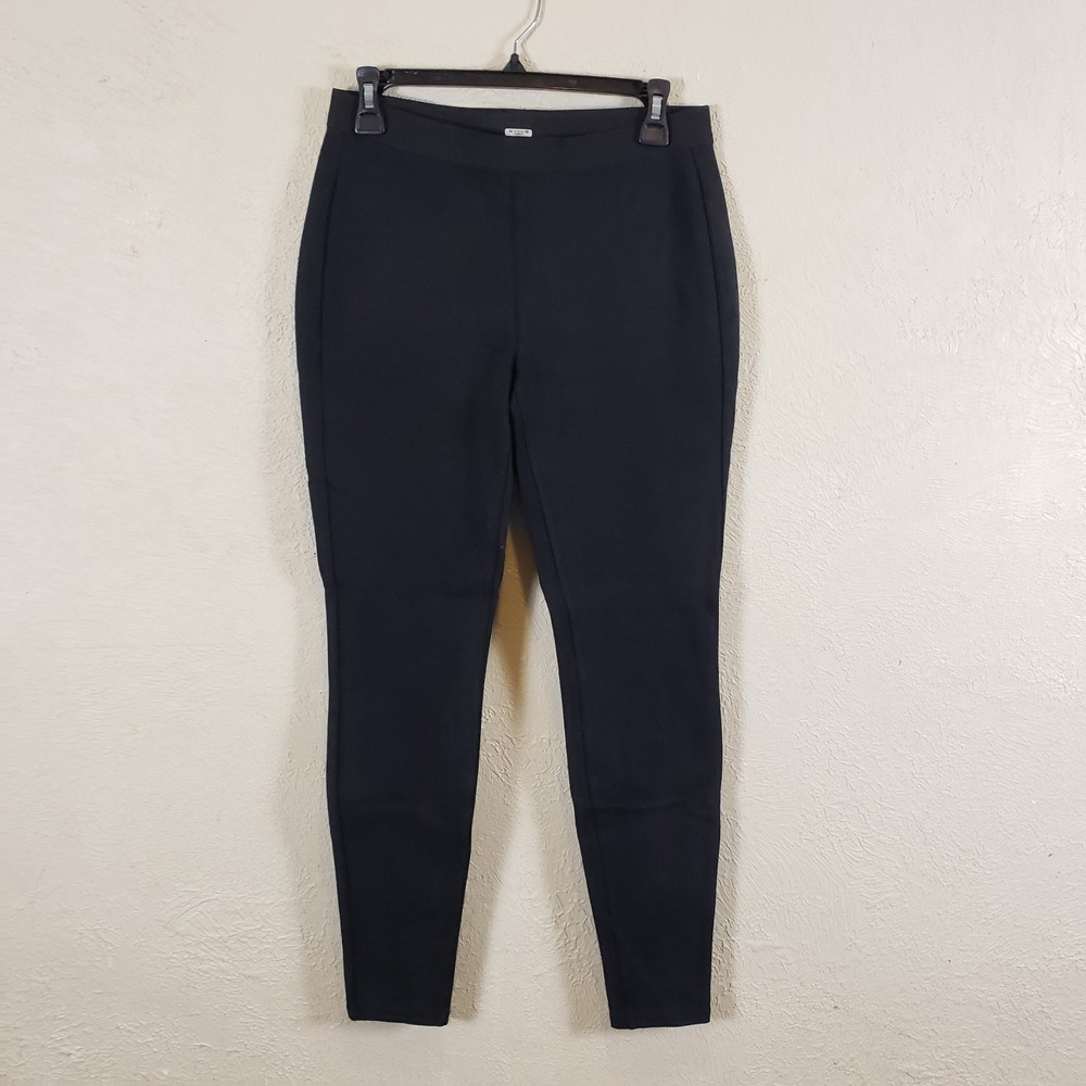 EILEEN FISHER Legging Stretch Jersey Elastic Waist Pull on Black Size XS/TP