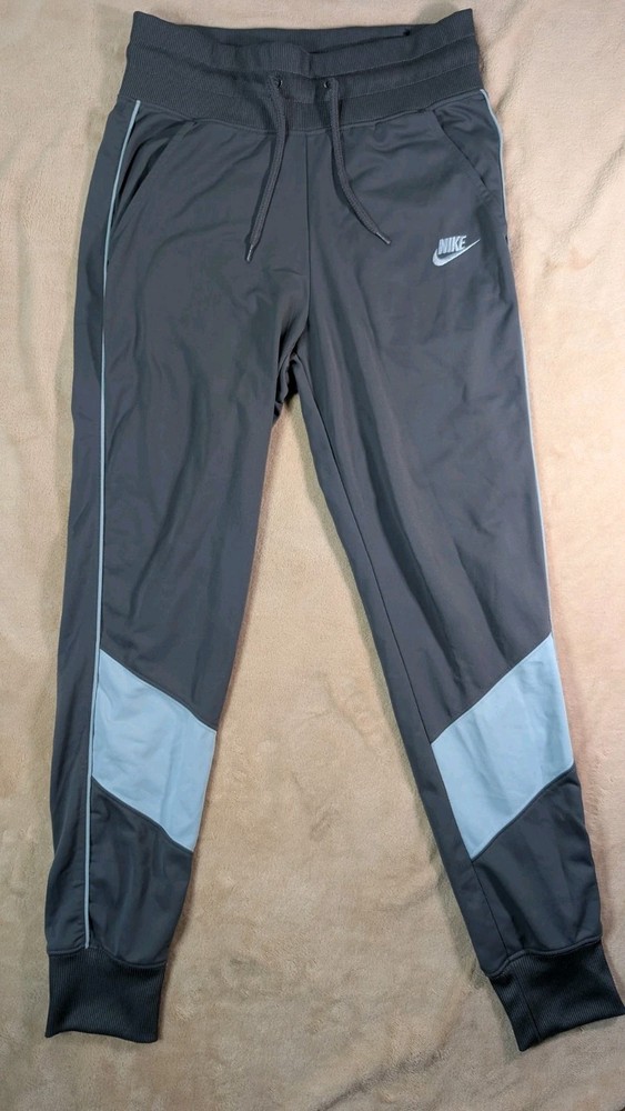 Nike Sportswear Joggers Womens Size Small Track Pants Heritage Blue Gray Gym EUC