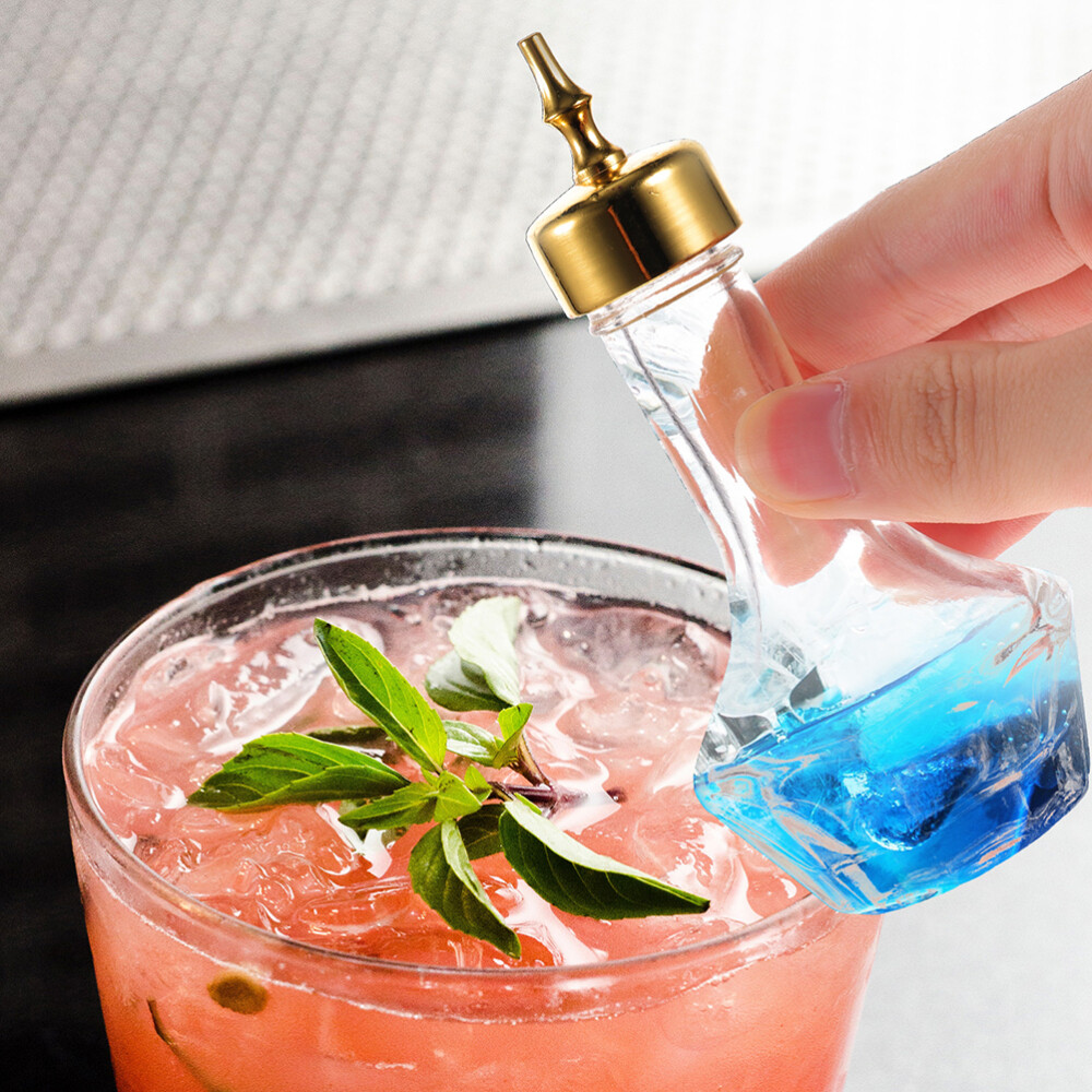 Pour Cocktail Glasses Absinthe Bottle Delicate Bitters Decorative-image