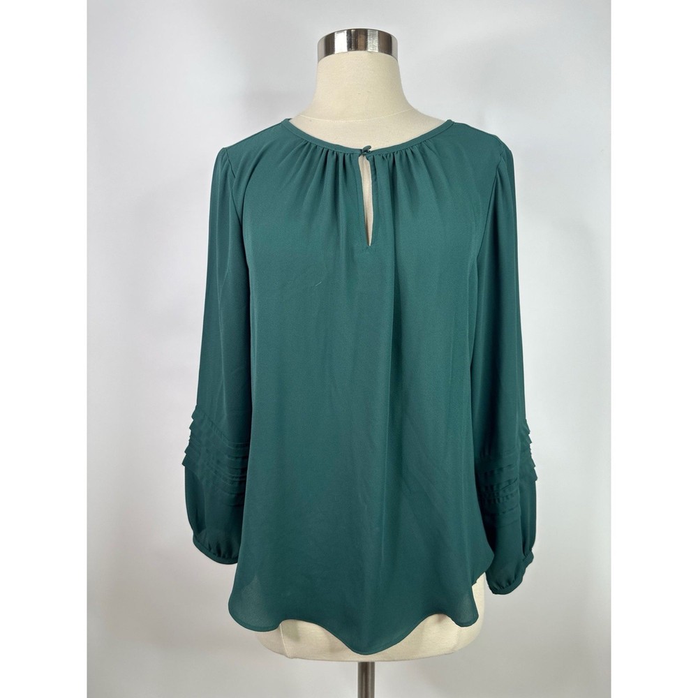 Ann Taylor Casual Balloon Long Sleeves Blouse