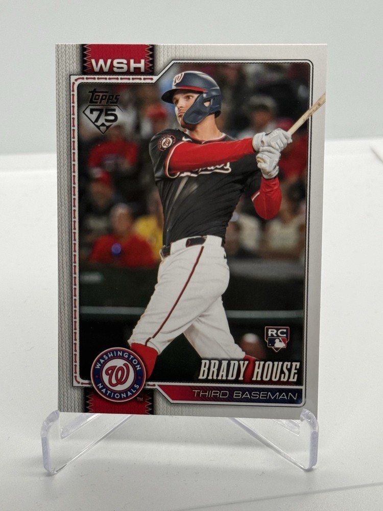2026 Topps Series 1 #170 Brady House - Washington Nationals RC