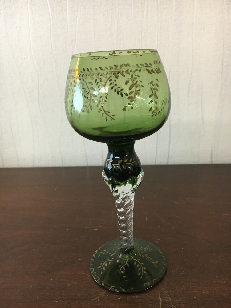 Green Glass Enamel Glass