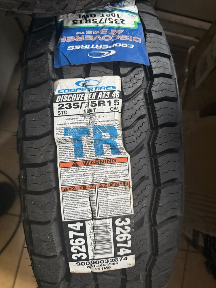CooperTires Discoverer AT3 4S 235/75R15 Brand New Pair