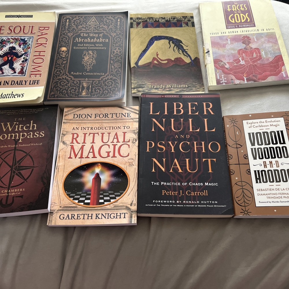 Occult Book Lot Intro to Ritual Magic Liber Null The Way of Abrahadabra Magick-image
