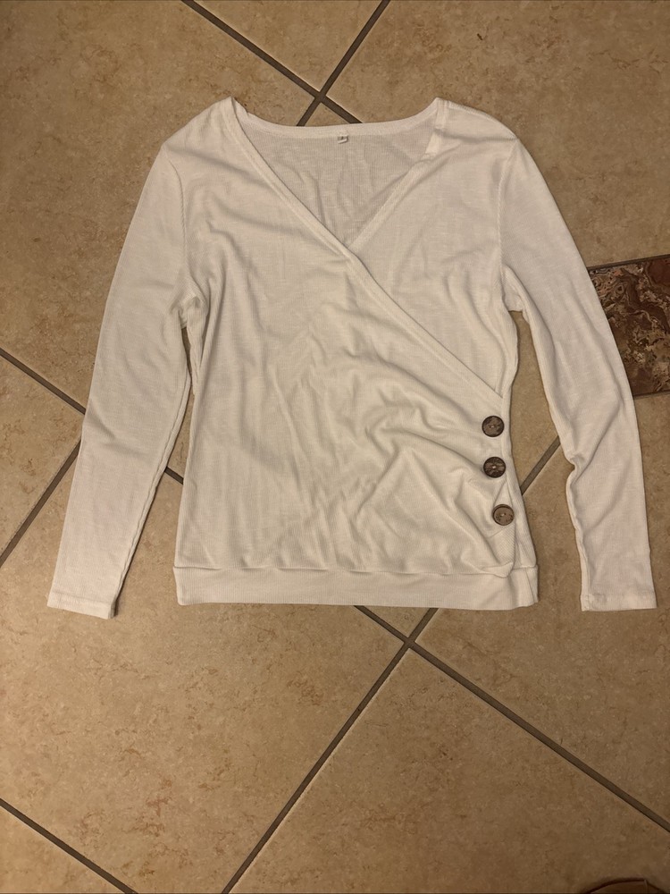 Women's Small Black & Ivory Tops - 2 Pack