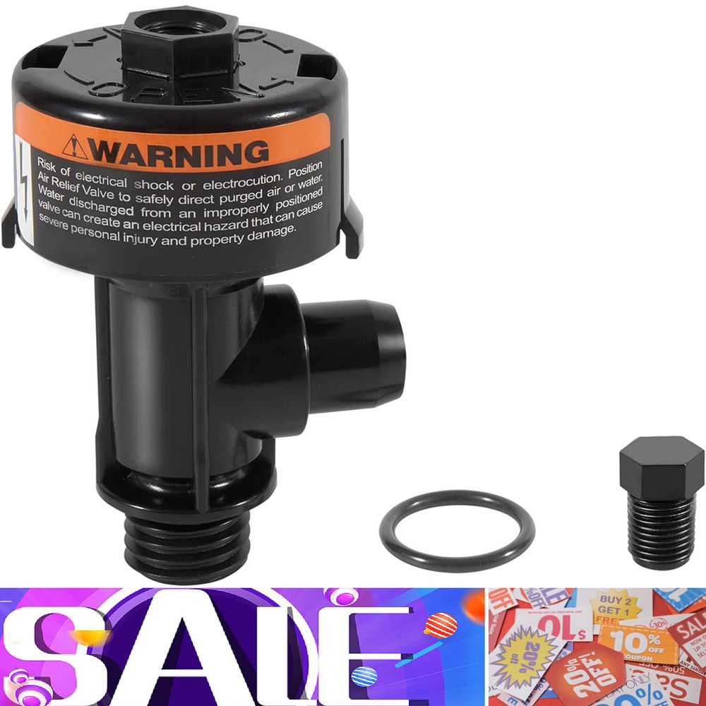 For Pentair Pool FNS DE Filter 98209803 Manual Air Relief Valve Assembly