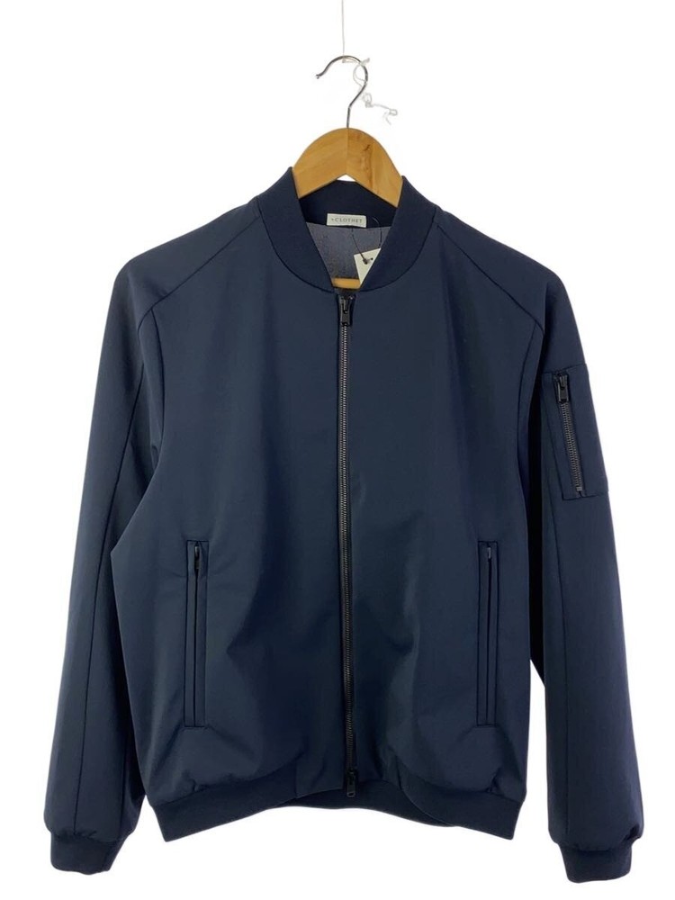 Clothet Matte Twist Flight Jacket/Flight Jacket/1/Nvy/Clg-50001 1130