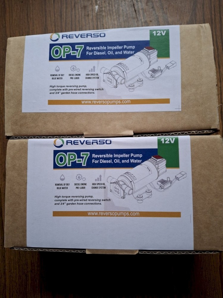 Reverso OP-7 12V Self-Priming Diesel & Oil Transfer Pump – 7.4 GPM / 28 LPM