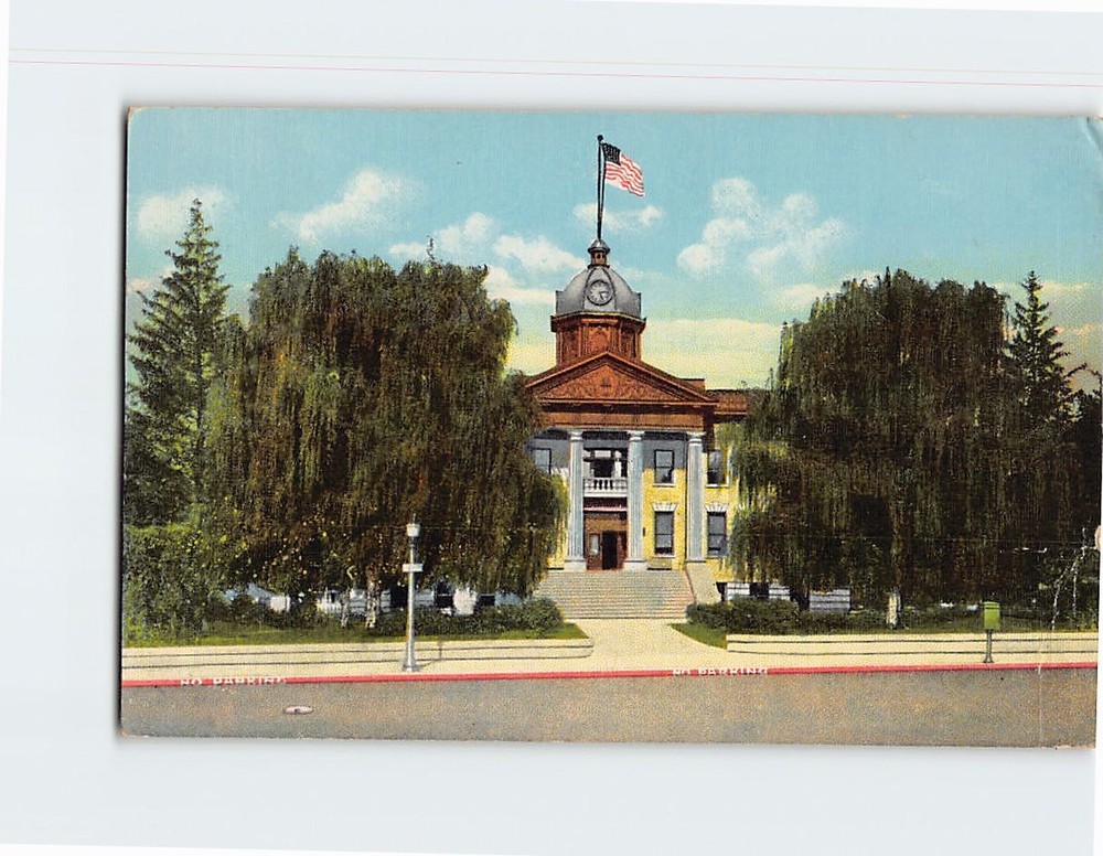 Postcard Box Elder County Courthouse Brigham City Utah USA