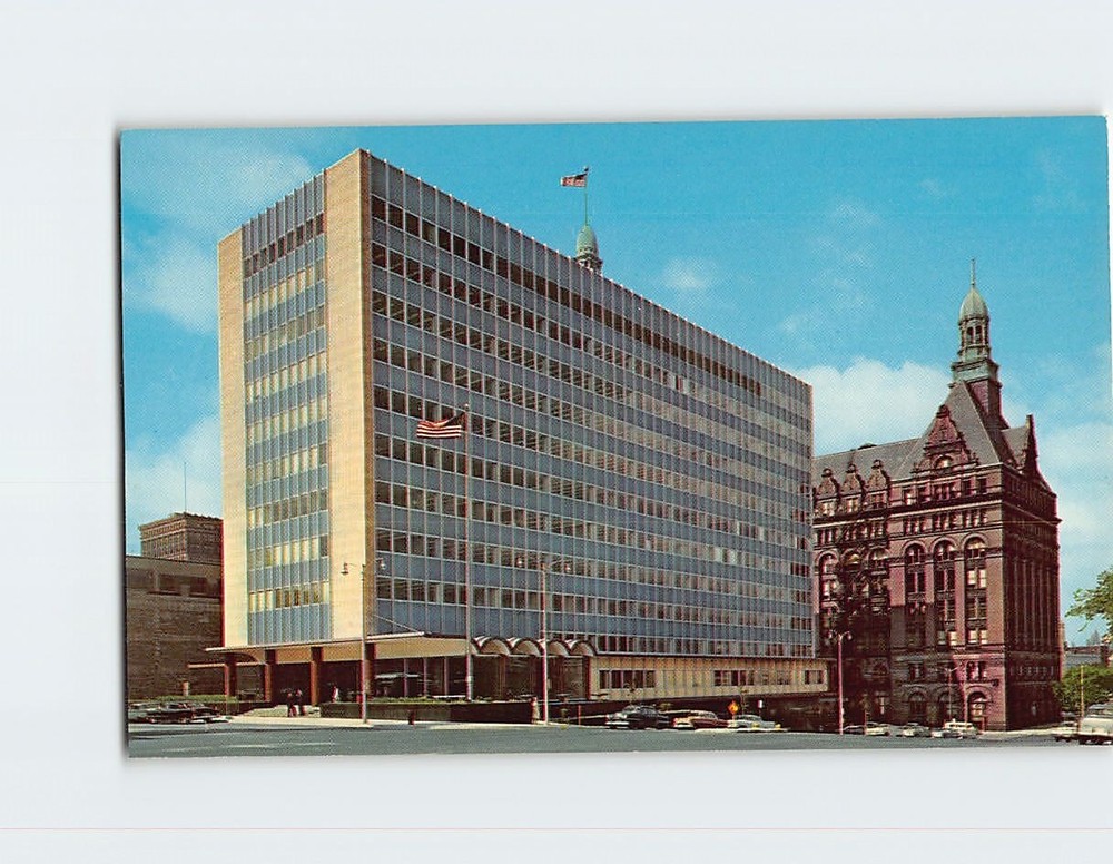 Postcard City Hall And Municipal Building Milwaukee Wisconsin USA