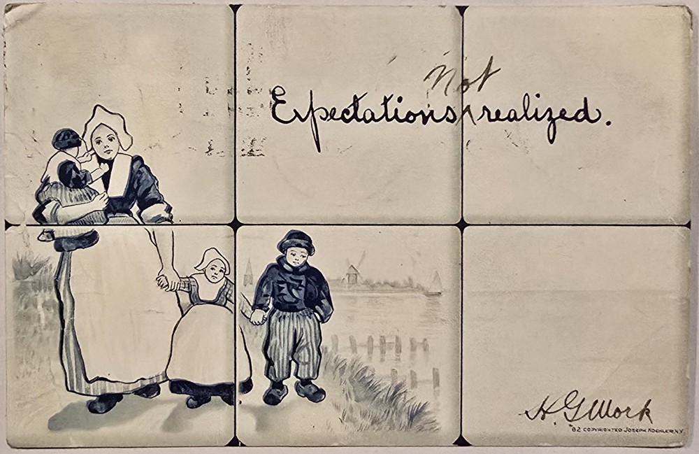 1905 Expectations Realized Illustrated Joseph Koehler Vintage Postcard