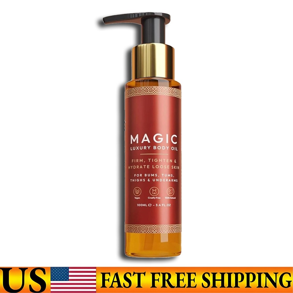 Besque Magic Luxury Body Oil 100ml for Bums Tums Thighs Arms New Authentic