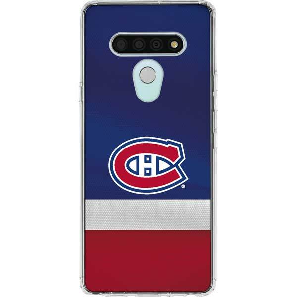 NHL Montreal Canadiens LG Stylo 6 Clear Case - Montreal Canadiens Jersey