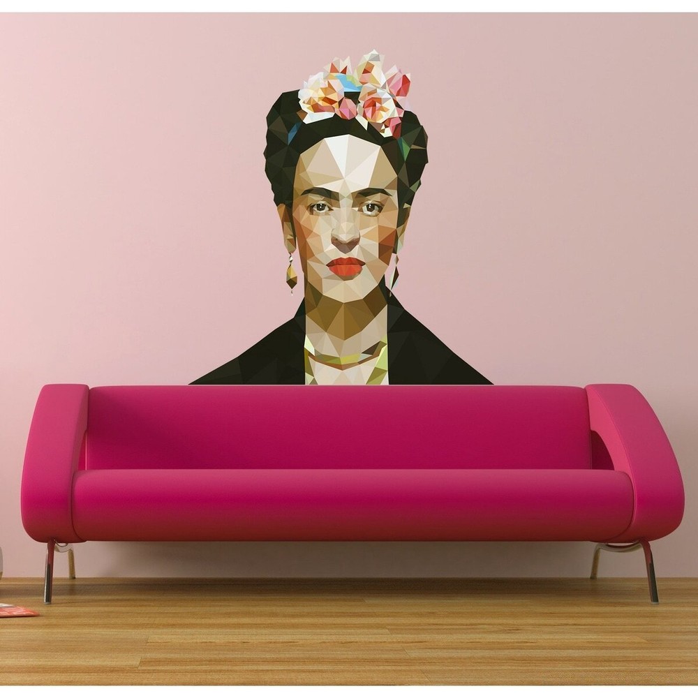 Frida Kahlo Polygonal Wall Decal
