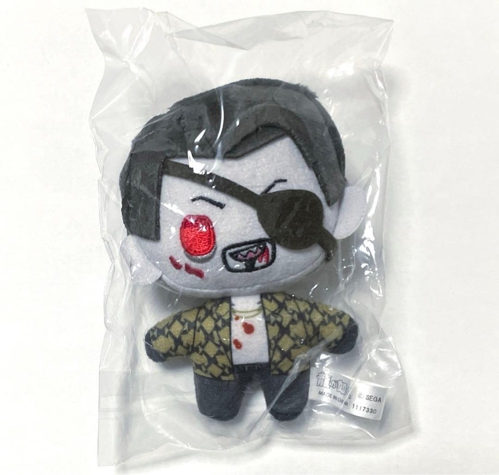 Yakuza Ryu Ga Gotoku Goro Majima History Mascot Plush Doll Zombie SEGA Kuji New