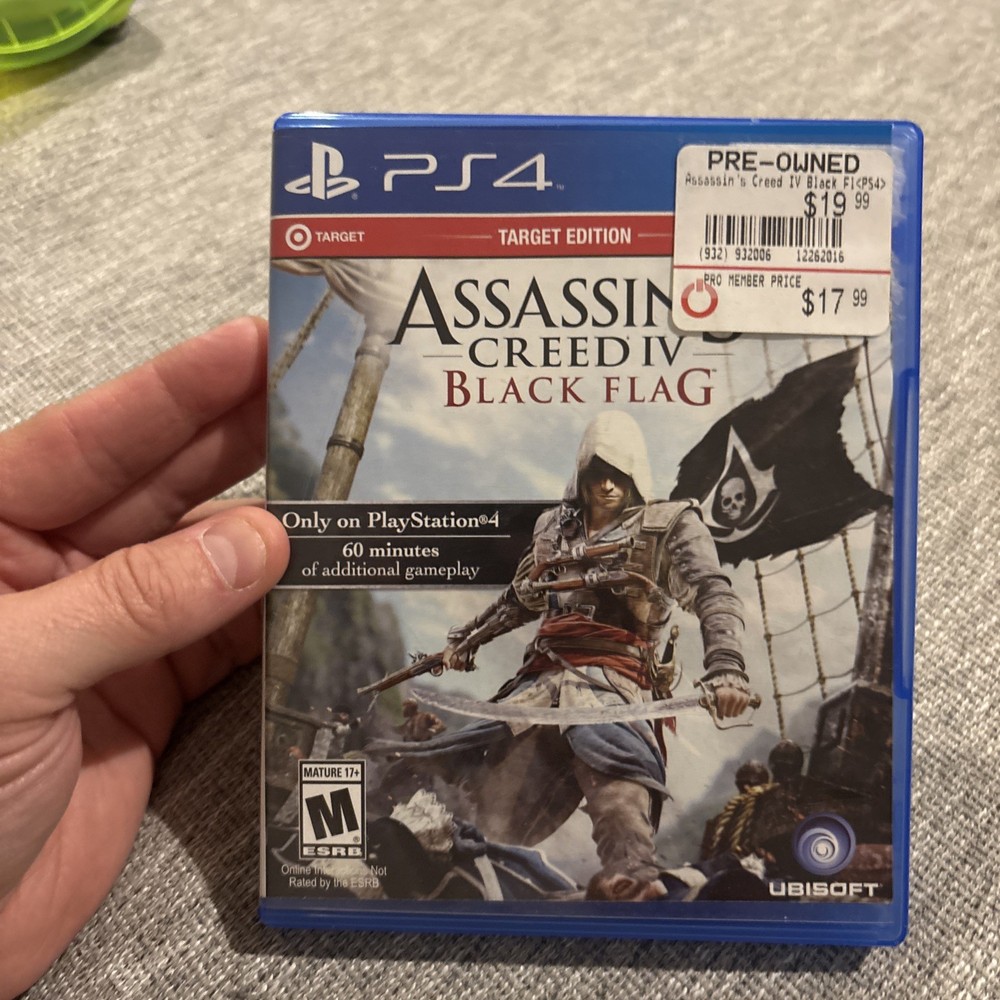 Assassin's Creed Iv Black Flag Ps4 Playstation 4 Sony First Target Edition