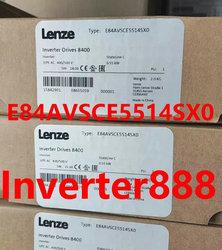 1PCS LENZE inverter E84AVSCE5514SX0 NEW
