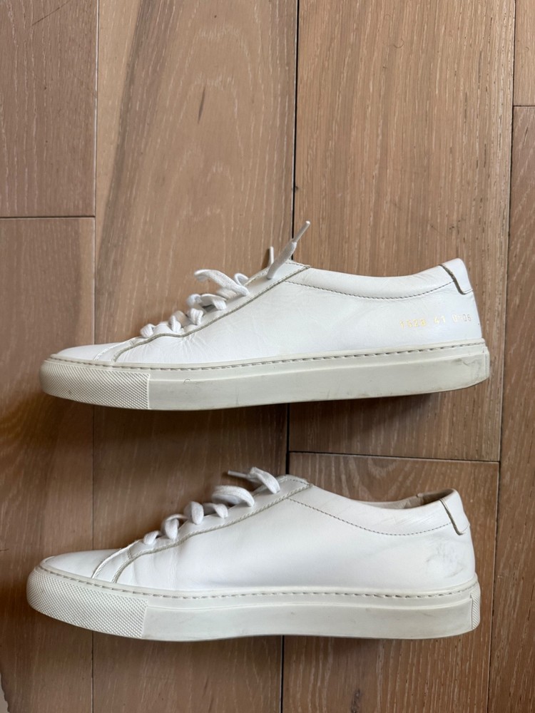 Common Projects Achilles Low Men's Size EU 41 White Leather-image