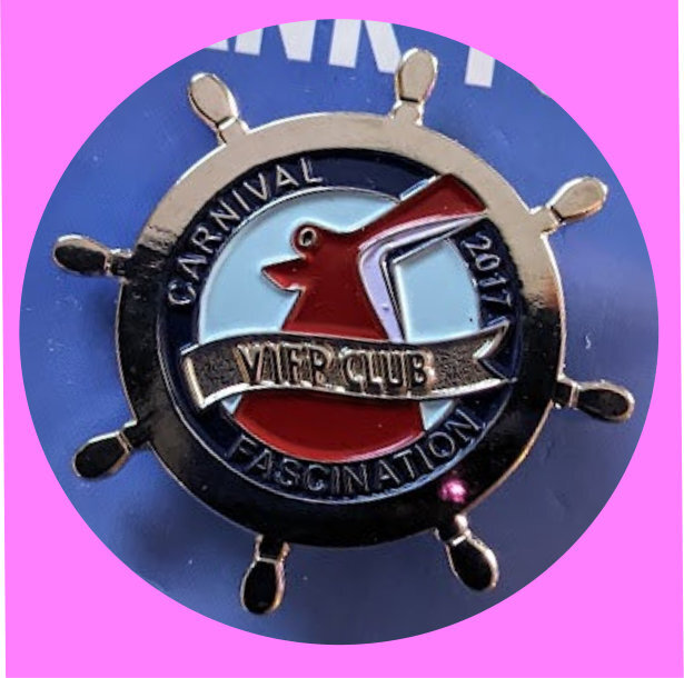 Carnival Cruise Line VIFP Club Collectible Ship Pin w/ Funnel: Fascination 2017