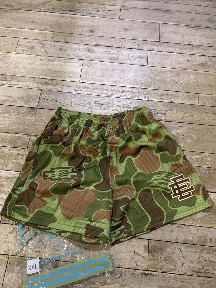 Size XXL - Eric Emanuel EE Basic Short Green EE Camo