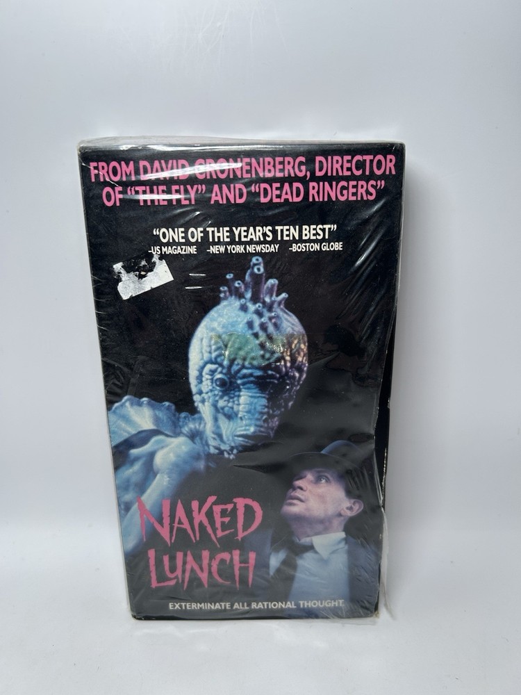 Naked Lunch VHS 90s David Cronenberg Sci-fi - Tested Works
