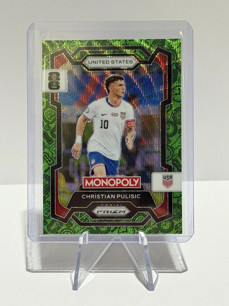 Christian Pulisic 2026 Panini Prizm Monopoly FIFA World Cup #47 Green Wave USA
