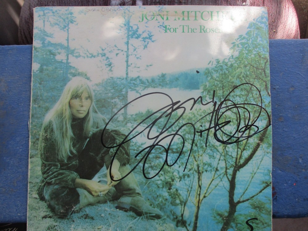 Signed Joan Mitchell Album (For The Roses, 1972)!!
