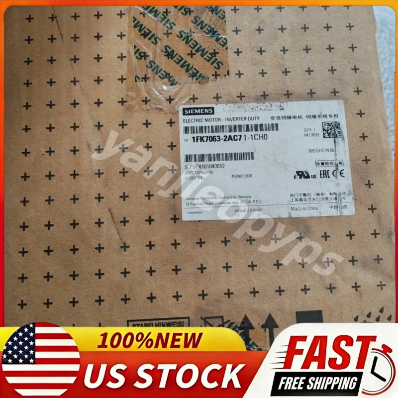 US STOCK Siemens Servo Motor 1FK7063-2AC71-1CH0 Unopened NEW Fast Shipping