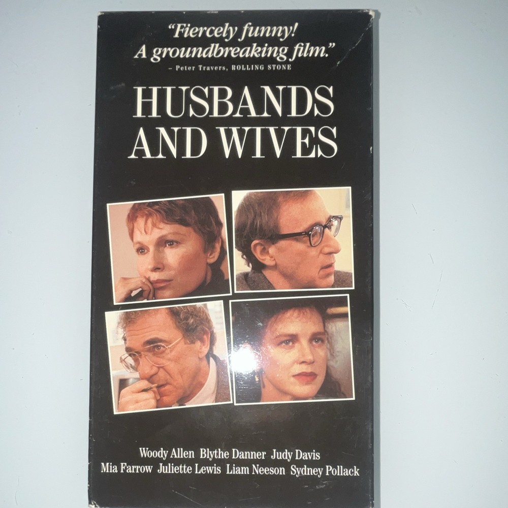 Columbia TriStar Husbands and Wives VHS Comedy R Woody Allen 1992 NTSC CC