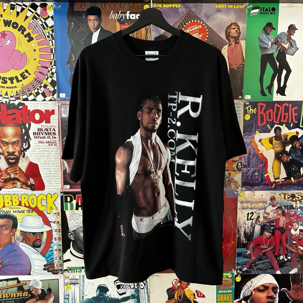 Vintage 90s R-Kelly TP-2 Album promo tee On M&o tag