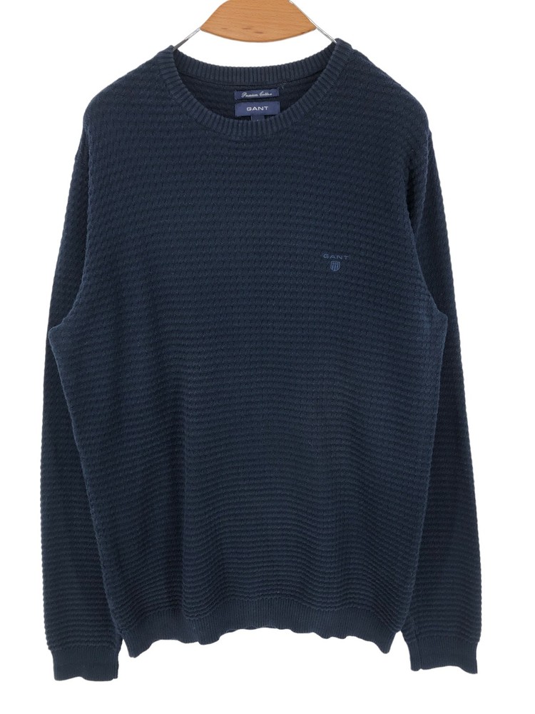 GANT - Men Round Neck Jumper Pullover Sweater Size L