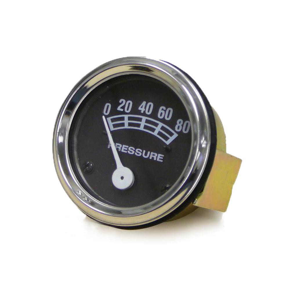 80LB Chrome Oil Pressure Gauge for Allis Chalmers Tractors