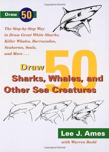 Draw 50 Sharks, Whales, and Other Sea Creatures by Budd, Warren Paperback BookFREE US DELIVERY | ISBN: 0385267681 | Quality Books