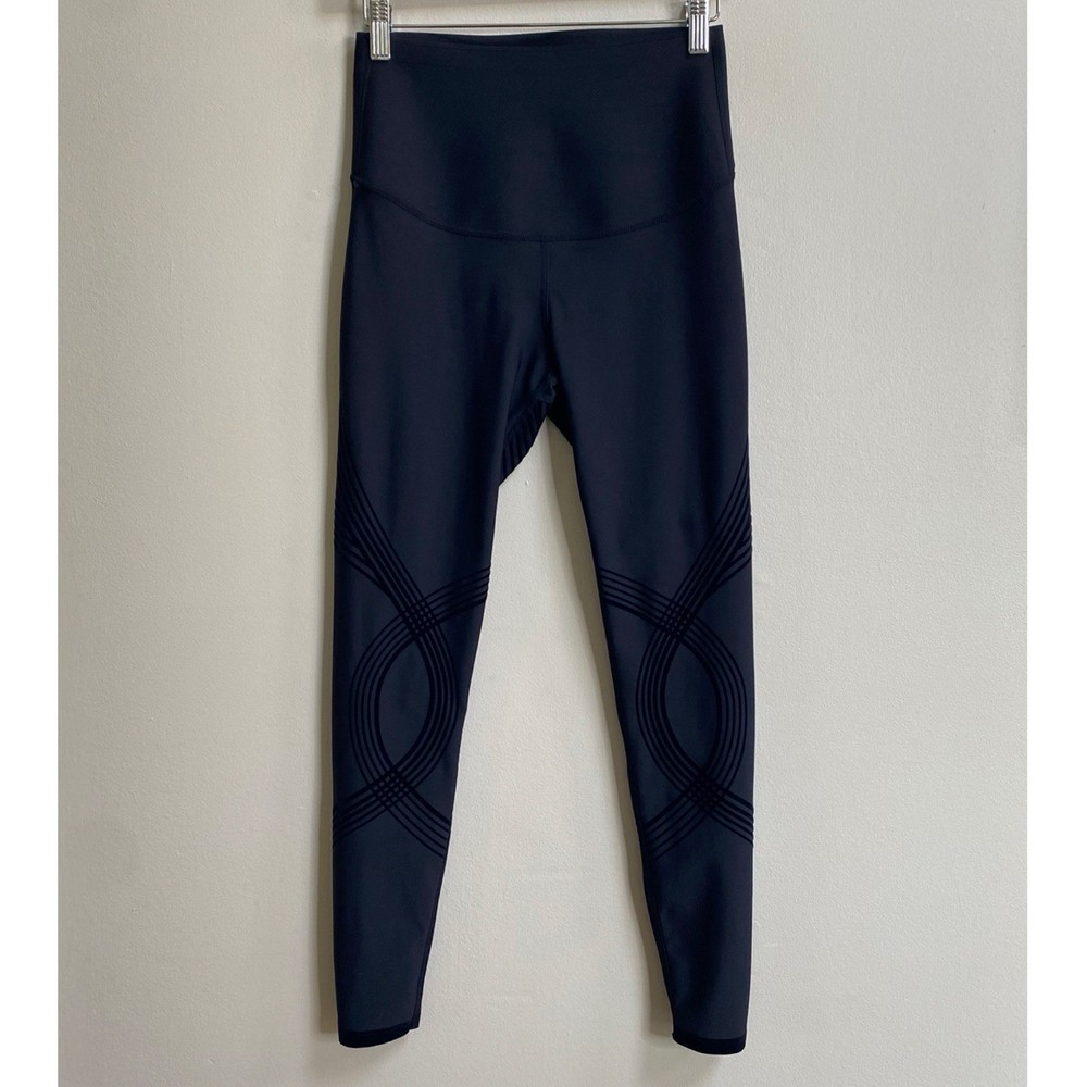 Fanka Black 1.0 Body Sculpt High Rise 7/8 Leggings Reversible Wear Size Small