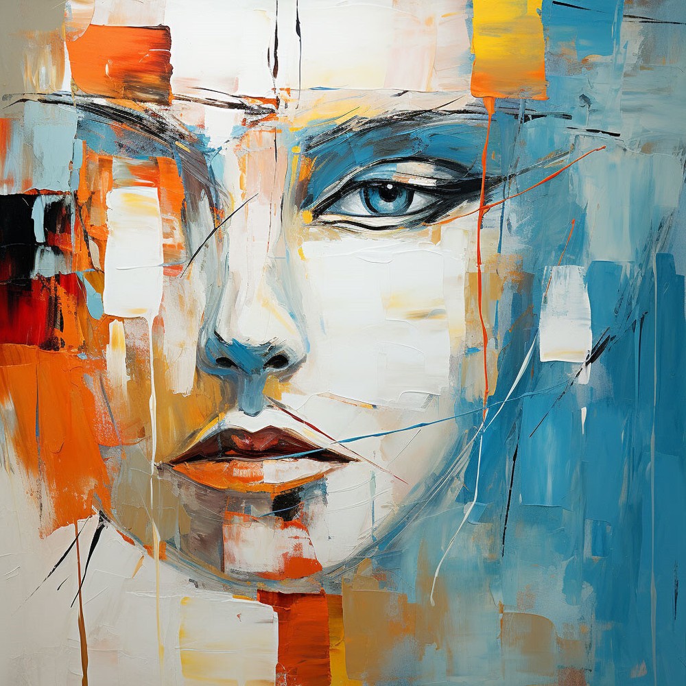 Hand-painted oil painting abstract texture color art home decor painting #216