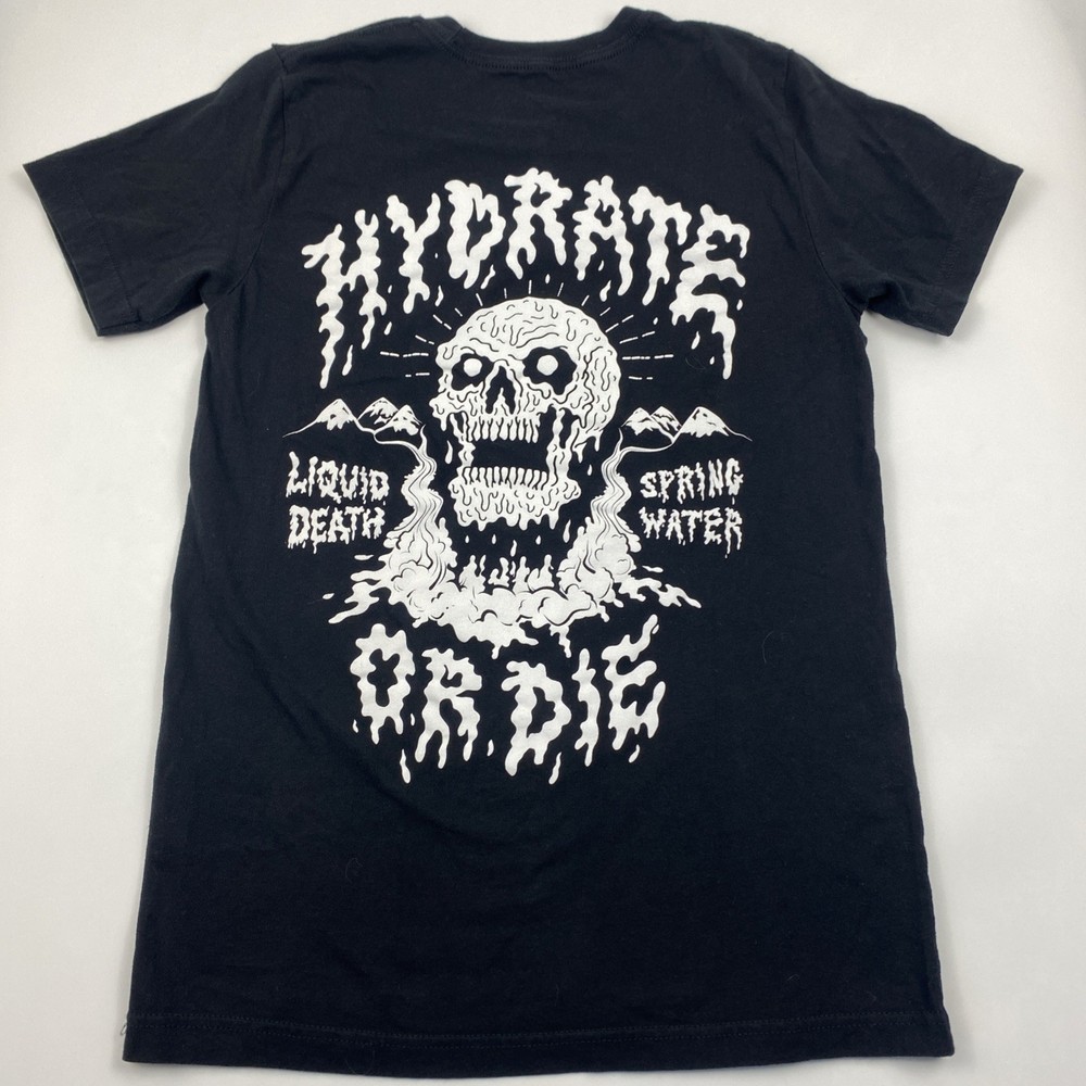 Liquid Death Spring Water T-Shirt Black 