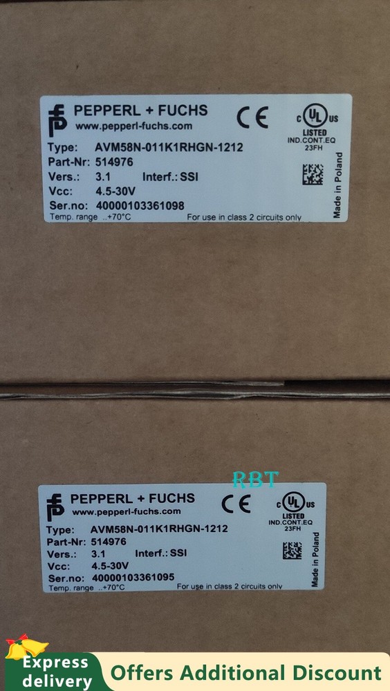 P+F AVM58N-011K1R0BN-1213 Encoder Brand New