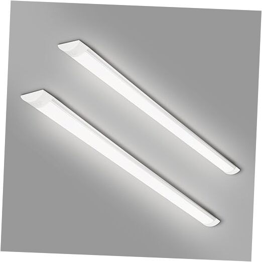 2 Packs 4FT LED Batten Light, Ultra-Thin Ceiling Aluminium material PACK of 2