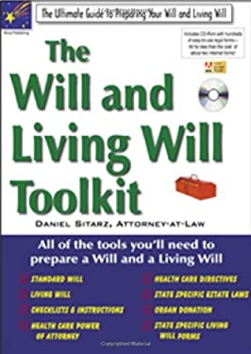 The Will and Living Will Toolkit Hybrid Daniel SitarzFree US Delivery | ISBN:1892949474