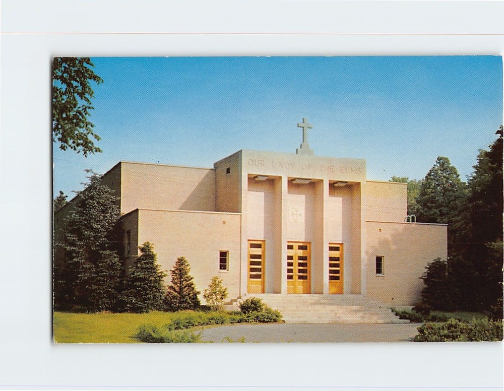 Postcard Our Lady Of The Elms Akron Ohio USA