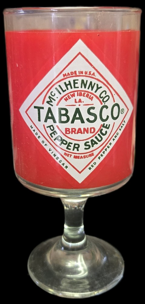 Tabasco Bloody Mary Stemmed Cocktail 10oz. Drinking Glass