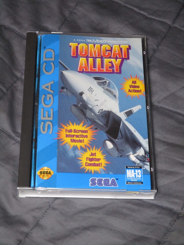 LOOK EXCELLENT Sega CD - TOMCAT ALLEY