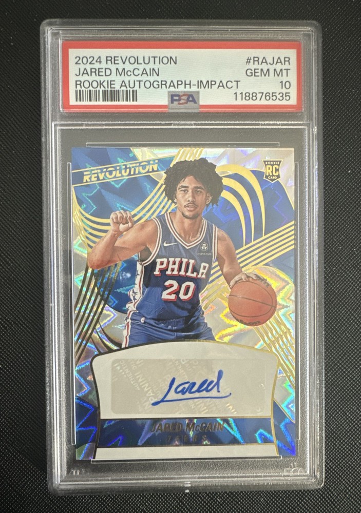 2024-25 Panini Revolution - Rookie Autographs Jared McCain #RA-JAR /100