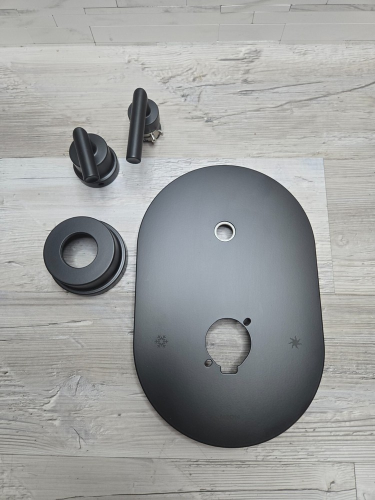 Moen TS22000BL Posi-Temp 3-Function Shower Valve Trim Kit Matte Black